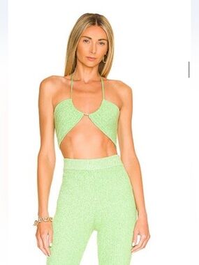 Knit bandeau top (matching set)